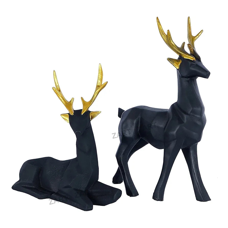 Zart Resin Deer/Hiran Showpiece for Home Decor & Office Decor