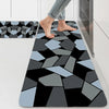 Ishro Home Kitchen Mats For Floor Anti Slip Waterproof Set Of 2 Pcs Colour Crystals