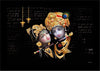 Lifehaxtore Krishna Radha Art Framed Painting Elegant Radha Krishna