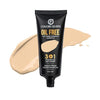 Colors Queen 3 in 1 Oil Free Foundation for Face Makeup 02 Natural - 60 ml