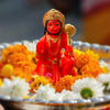 Unovate Orange Lord Hanuman Idol for Car Dashboard