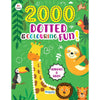 Majestic Book Club 2000 Dotted Colouring Fun Animals & Birds Colouring Sticker Book for Kids Age 4+