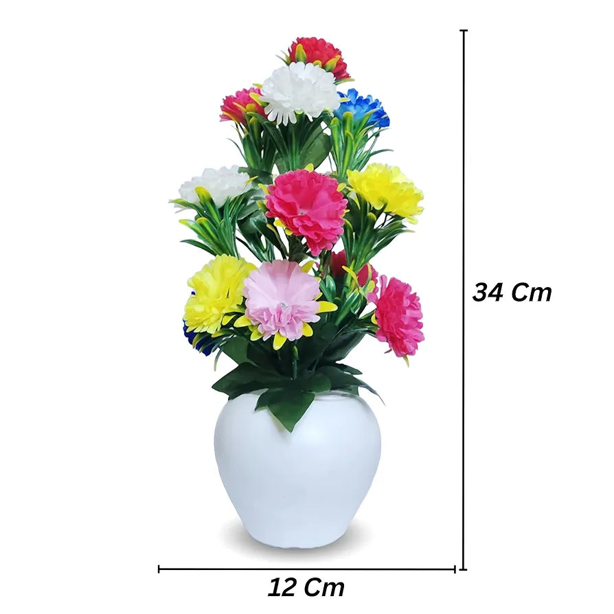 Artificial Plants for Home Decor Showcase Plants Flowers with Pot Fake Plant Pink