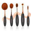 Profusion Cosmetics Deluxe Pro Brush Vault, Black - 5 Pieces