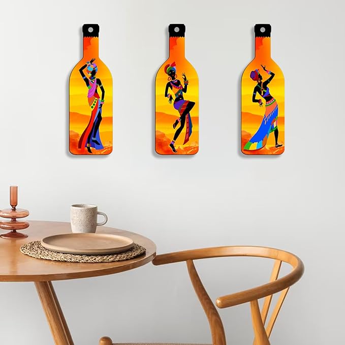 Sehaz Artworks Wall Hanging Decorative Items Home Decor Items for Wall African Dancing Girl