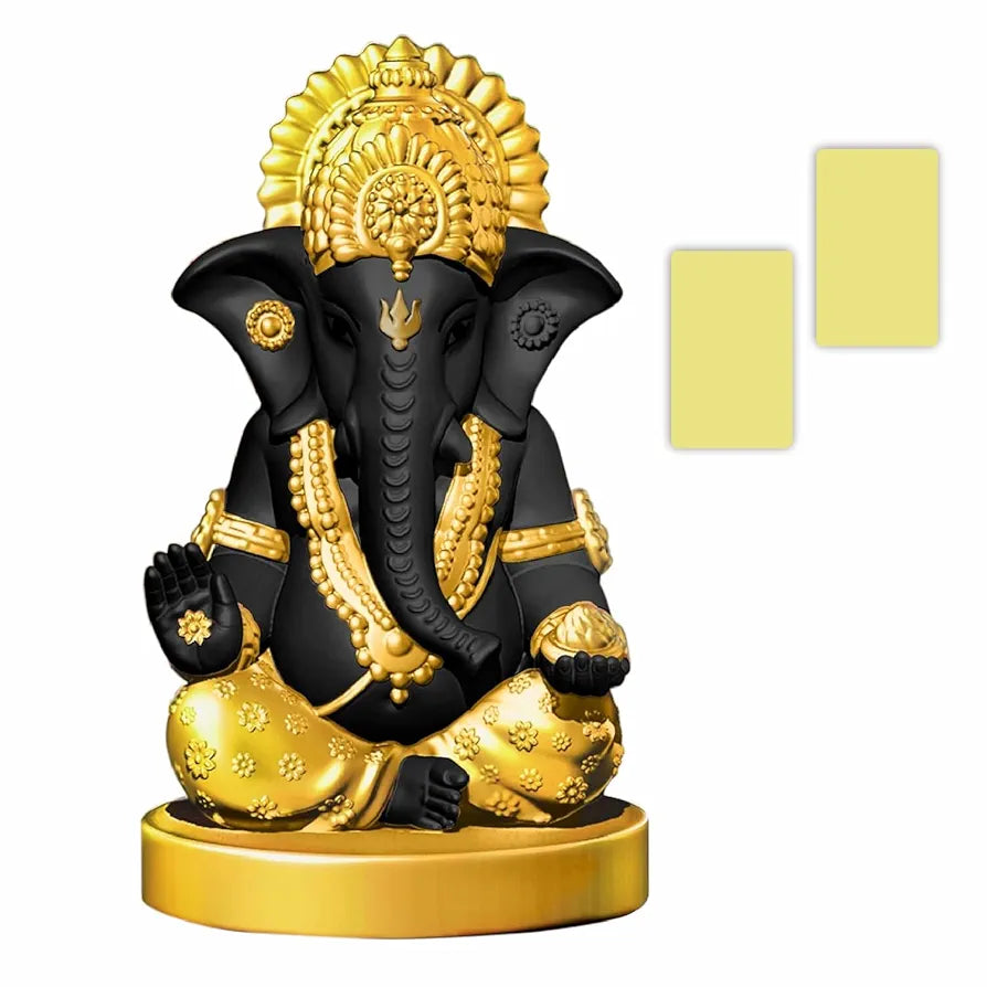 Jd Fresh Resin Ganesh Idol For Home - Orange