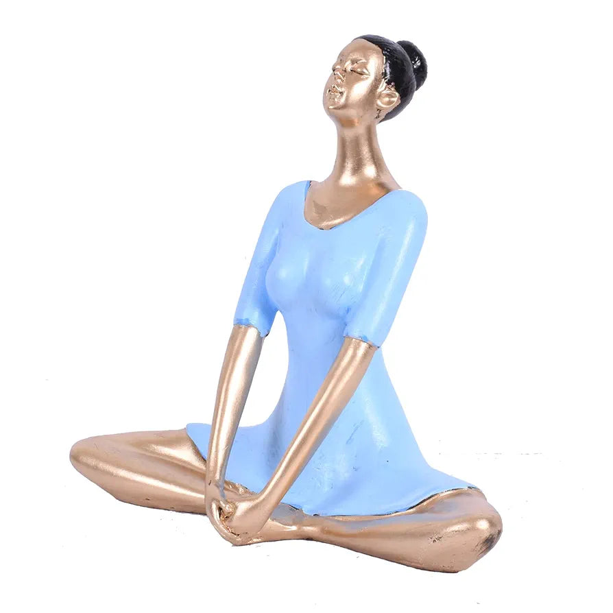 Jaipur Ace Yoga Lady Statue Sculptures Creative Abstract Design Art Figurine