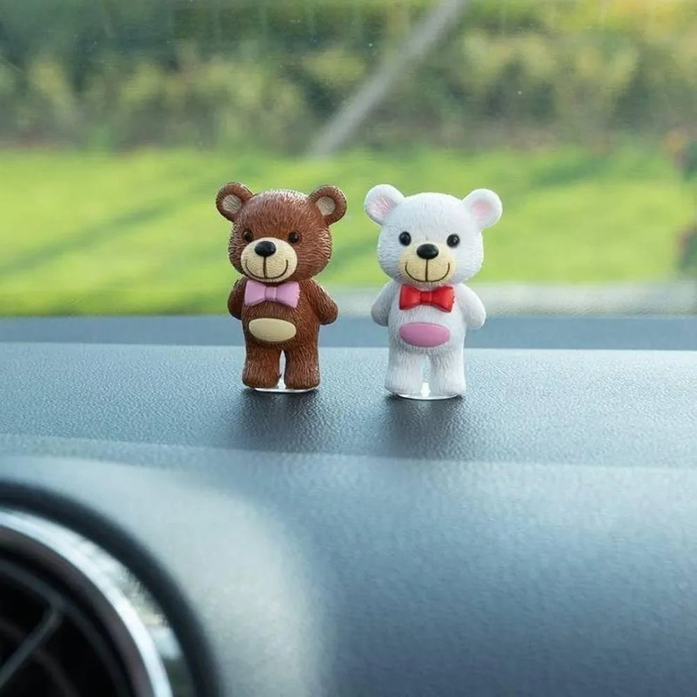 Satyam Kraft 1 Set  Resin Teddy Bear Miniature Figurines
