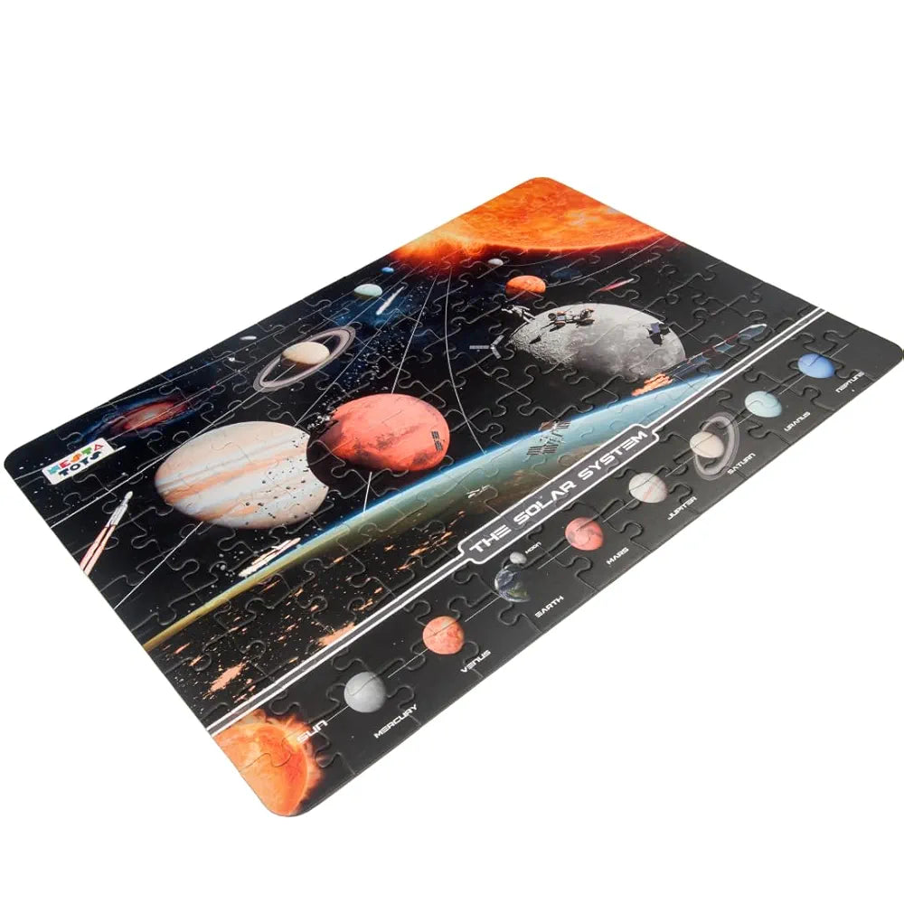 NESTA TOYS - Floor Puzzle & Game, Solar System Jigsaw Puzzle, Educational Toy, Gifts for Boys & Girls Ages 6 to 14 | Space Toys for Kids | 108 pcs, 70 x 50 cm