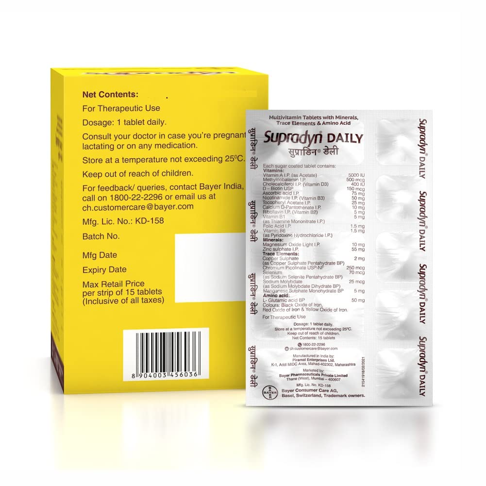 Supradyn Daily Multivitamin Tablets