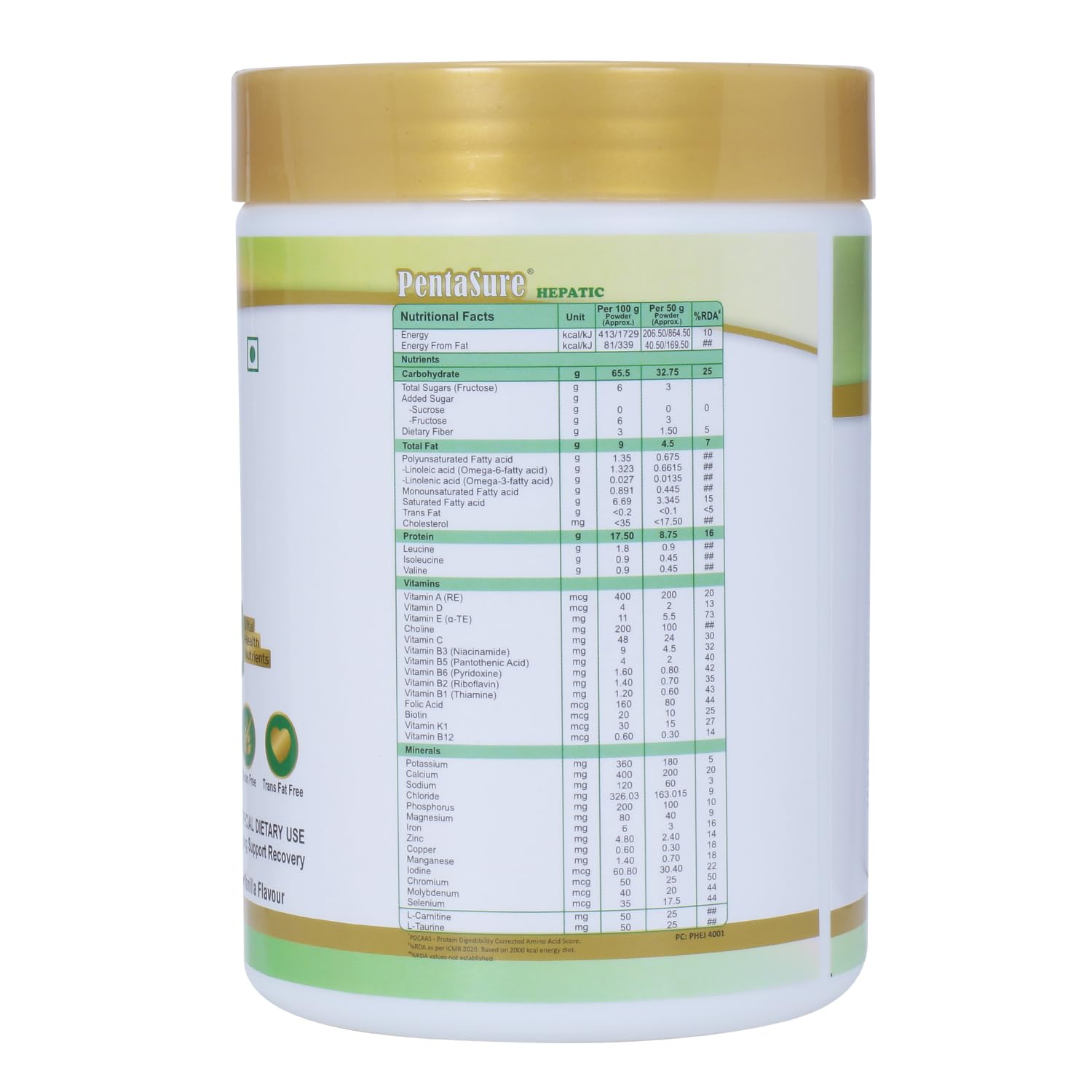 Pentasure Hepatic Liver Care Vanilla Flavour - 400 gms