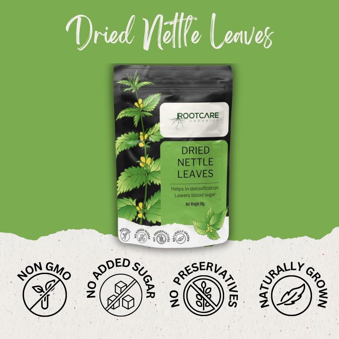 Rootcare Organics Dry Nettle leaves - 50 gms