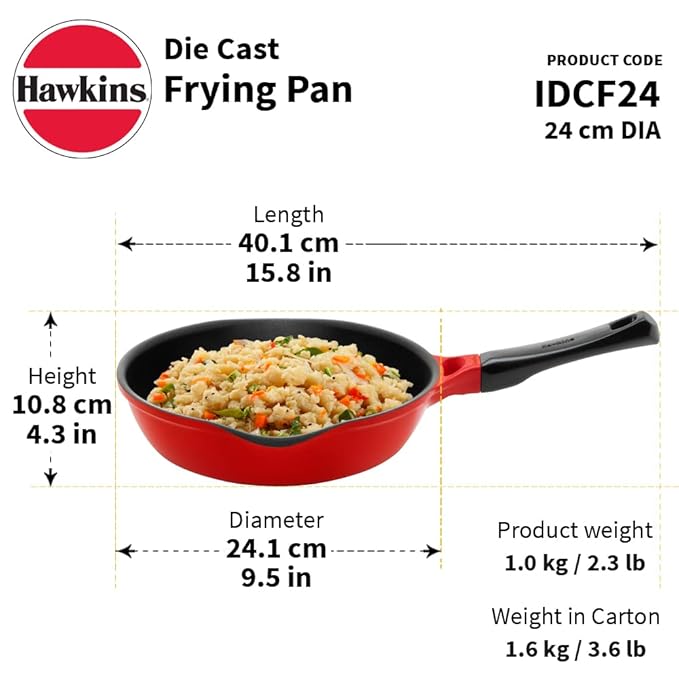 Hawkins 24 cm Frying Pan Die Cast Non Stick Fry Pan