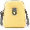 Leather Small Sling Cross-Body Bag For Girls And Women's | Yellow