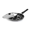 Cello Appam Patra With Stainless Steel Lid Non-stick Heavy Duty Aluminium