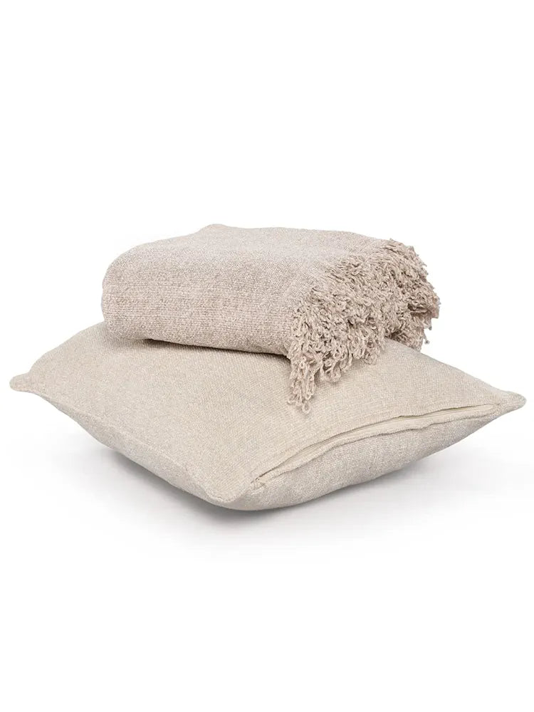 Sashaa World Colour Natural Chenille Cushion Cover Decorative Pillow Case