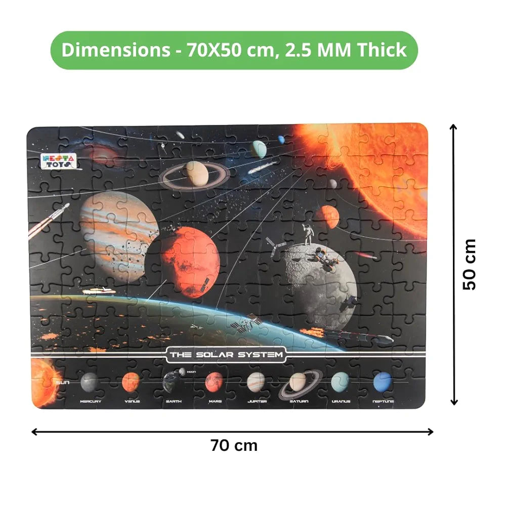 NESTA TOYS - Floor Puzzle & Game, Solar System Jigsaw Puzzle, Educational Toy, Gifts for Boys & Girls Ages 6 to 14 | Space Toys for Kids | 108 pcs, 70 x 50 cm
