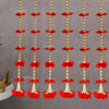 Door Thoranam for Main Door Side Hangings Red Flower Strings 24 Inch