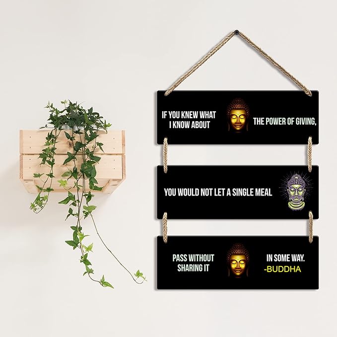 Sehaz Artworks Buddha Wall Hanging Home Decor Items Home Decoration Items For Office  -3-0022