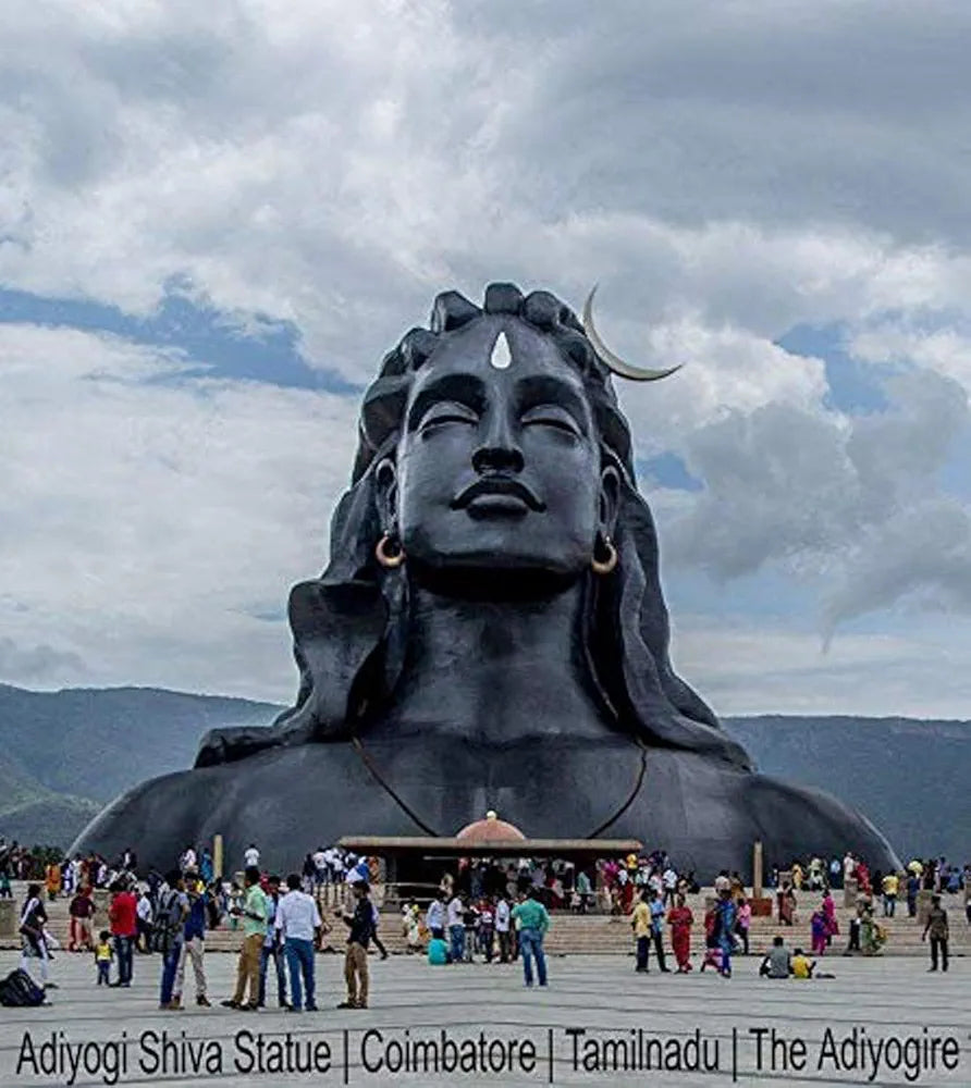 Jaipur Ace Adiyogi Shiva Statue for Car Dash Board Mahadev Murti Adiyogi Big Statue