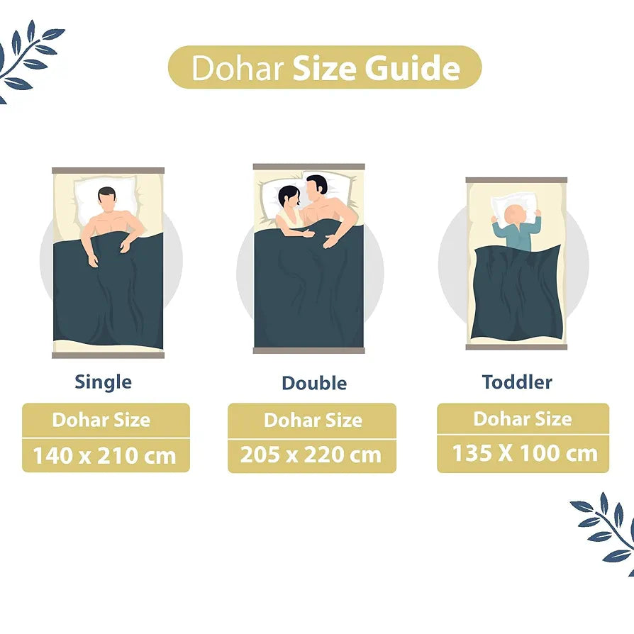 Divine Casa 100% Cotton Single Bed Dohar Ultra-Soft AC Blanket Lightweight & Reversible Summer Quilt Colour Lemon Drop Yellow