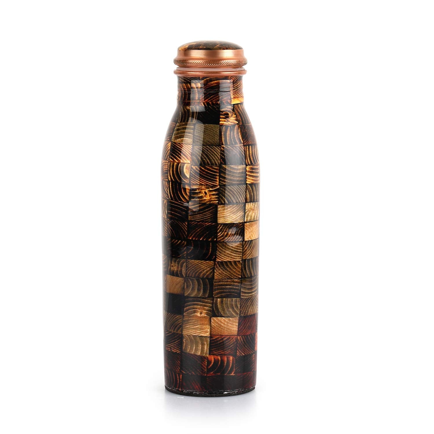 Cello Cop-pura Good Earth Copper Water Bottle | 1000ml | Blocks