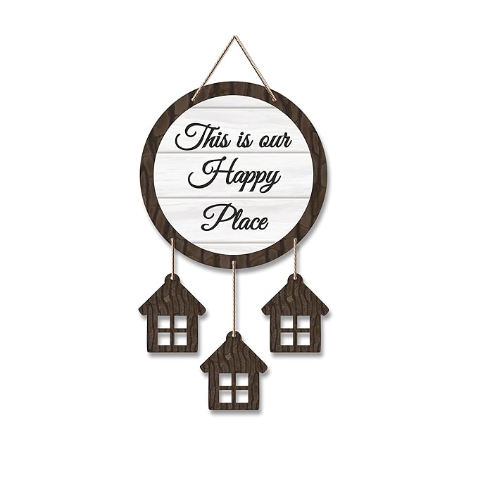 Artvibes Wooden Hanging Decorative Items for Home | Positive Quotes | Mdf Wall Decoration for Living Room | Artworks