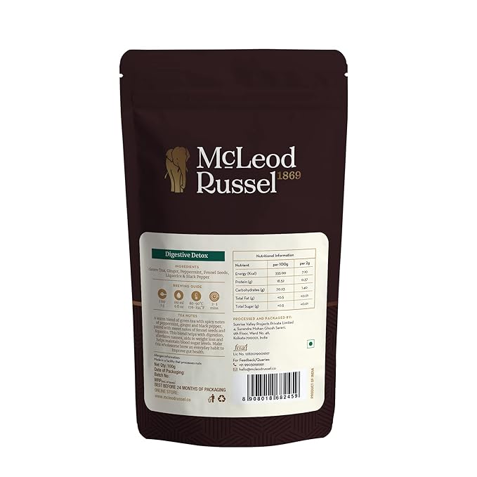 McLeod Russel 1869 Digestive Detox Green Tea - 100 gms