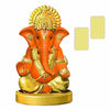 Jd Fresh Resin Ganesh Idol For Home - Orange