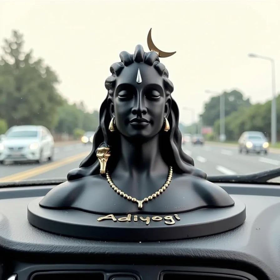 Unovate Adiyogi Statue for Car Dashboard