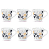 Larah by Borosil Novelty Series Dreamer Opalware Mug | Set of 6 Tea/coffee Mugs | 110 Ml Each