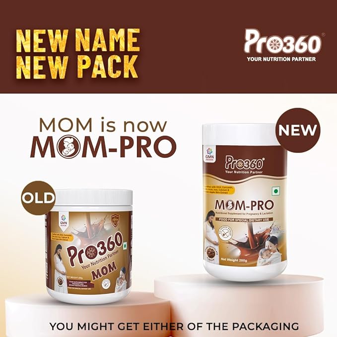 Pro360 Mom-pro Nutritional Supplement for Pregnant & Lactating Women Swiss Chocolate Flavor - 200 gms