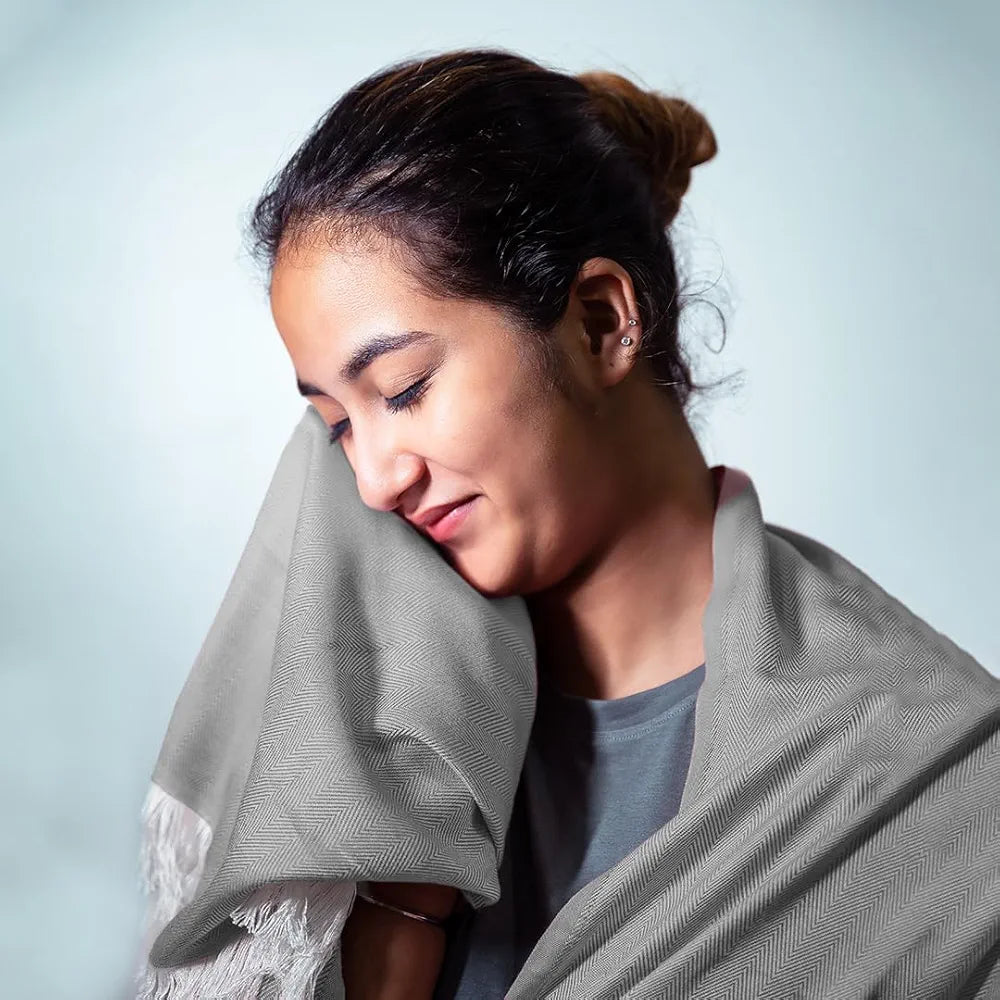 Heelium Bamboo Bath Towel Ultra Soft & Lightweight Highly Absorbent & Fast Drying Turkish Towel for Bath