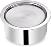 Attil Triply Stainless Steel Tope With Lid, Induction Base Tope Capacity 2.5 Litres Patila With Stainless Steel Lid