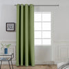 Divine Casa Semi Blackout Door Curtain 7 Feet Colour Pastel Green Super Satin Room Darkening Panel for Home (Pack of 1)