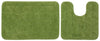 Saral Home Solid Antiskid Bathmat Set Colour Green