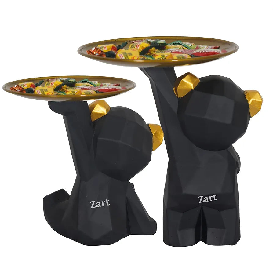 Zart Cool Dog Showpiece for Home Decor Showpiece Dog Platter