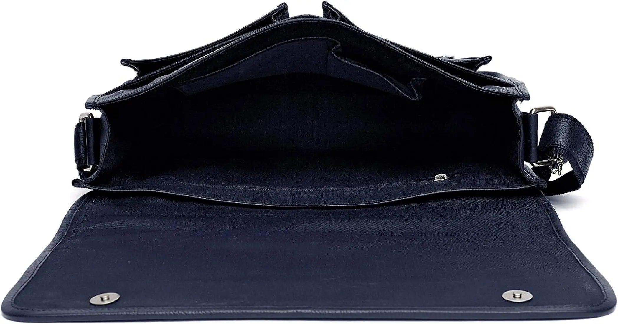 WildHorn Urban Edge100% Leather Laptop Messenger Blue Men's Bag 