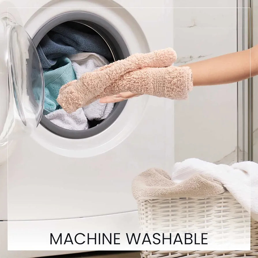 Sashaa World Solid Anti-skid Cotton Bathmat And Contour Set For Bathroom Colour Peach