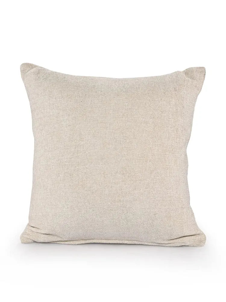 Sashaa World Colour Natural Chenille Cushion Cover Decorative Pillow Case