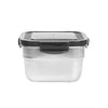 Femora High Steel Square Container Airtight Leakproof Unbreakable Storage Container/ Lunch Box | 850 Ml | Set of 2