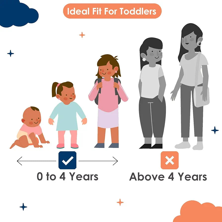 Divine Casa 120 GSM Microfiber Reversible Kids Single Bed Comforter Ultra-Soft Toddler Blanket Colour Blue-Grey and Orange