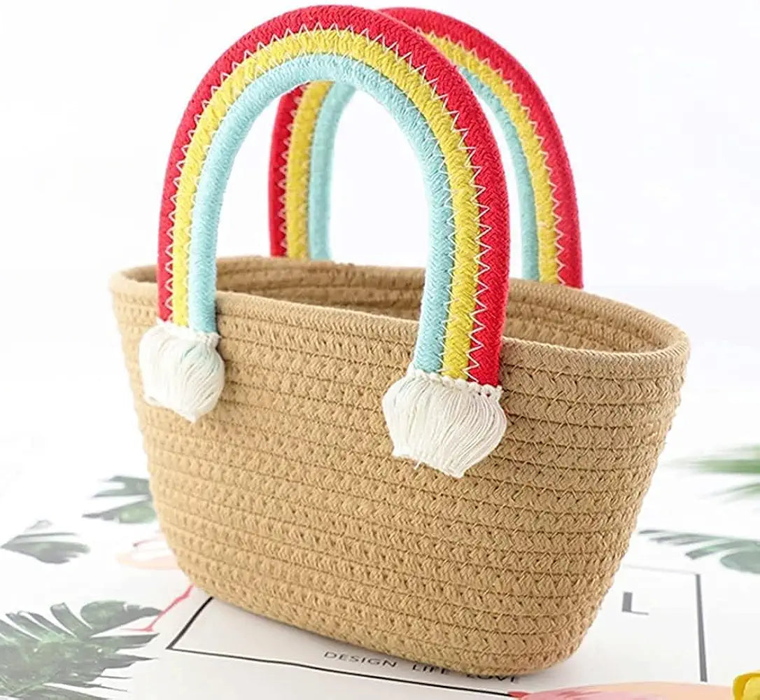 Attractive Hand Bag large Tote Bag Summer Bag Bamboo Tote Beach Bags for Women