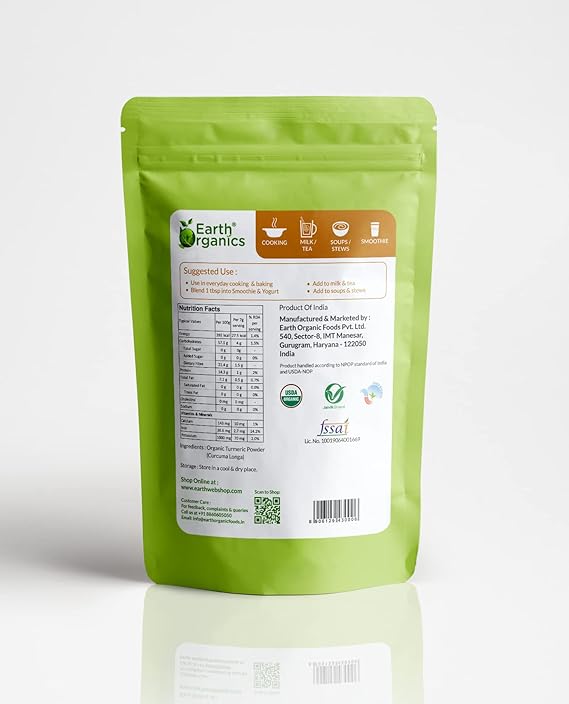 Earth Organics Organic Turmeric Latte - 198 gms