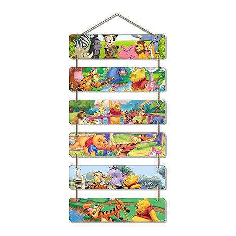 Angel Infinite Disney Cartoon Character Design Wall Hanging Wooden Art Item For Kids Room