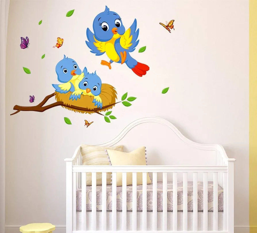 Decals Design Happy Birds Family Wall Decal