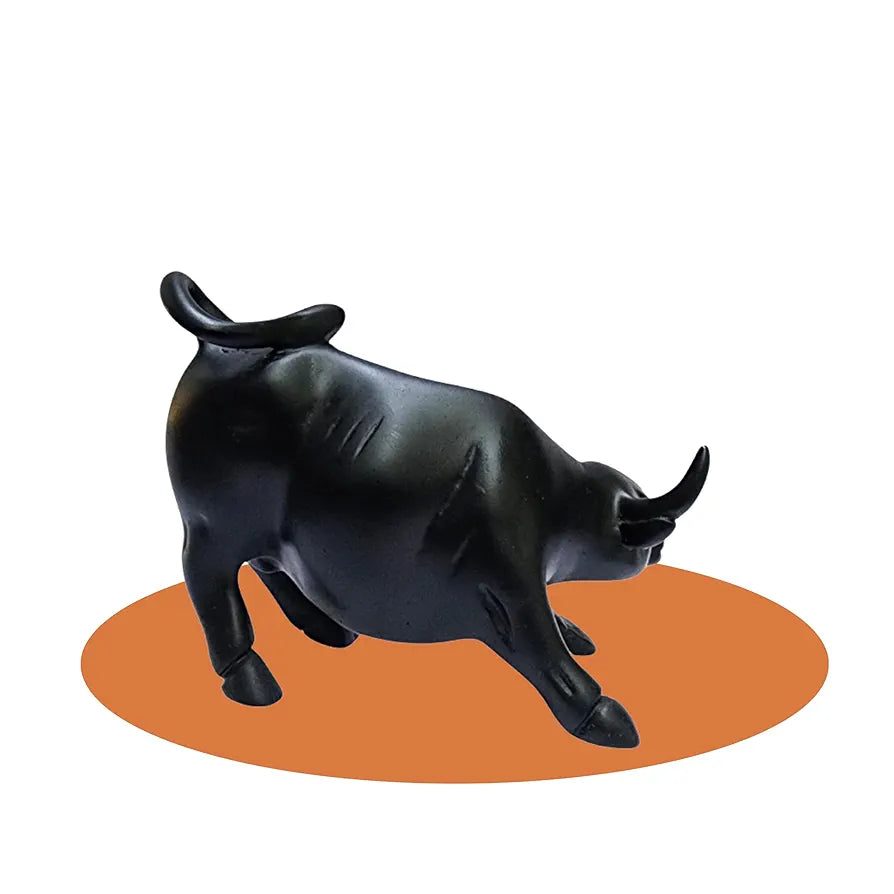 Gold Art India Bull Black