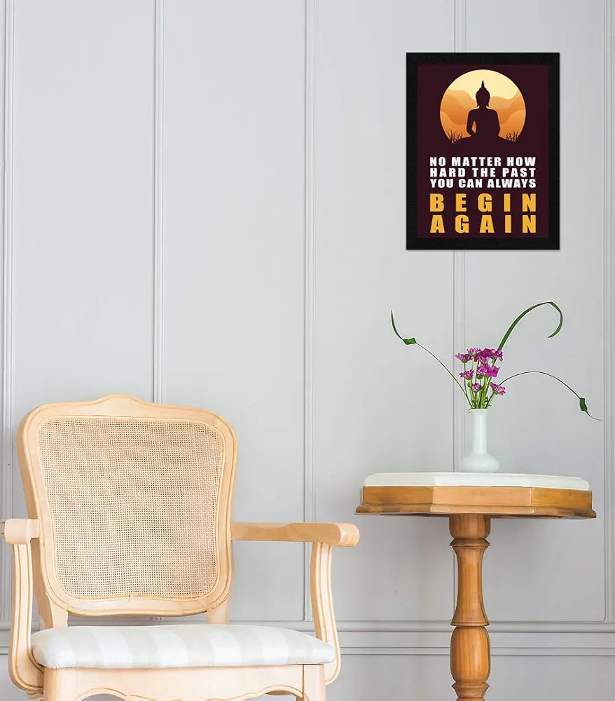 ArtX Paper Inspirational Quote Wall Art Painting Multicolor Motivational