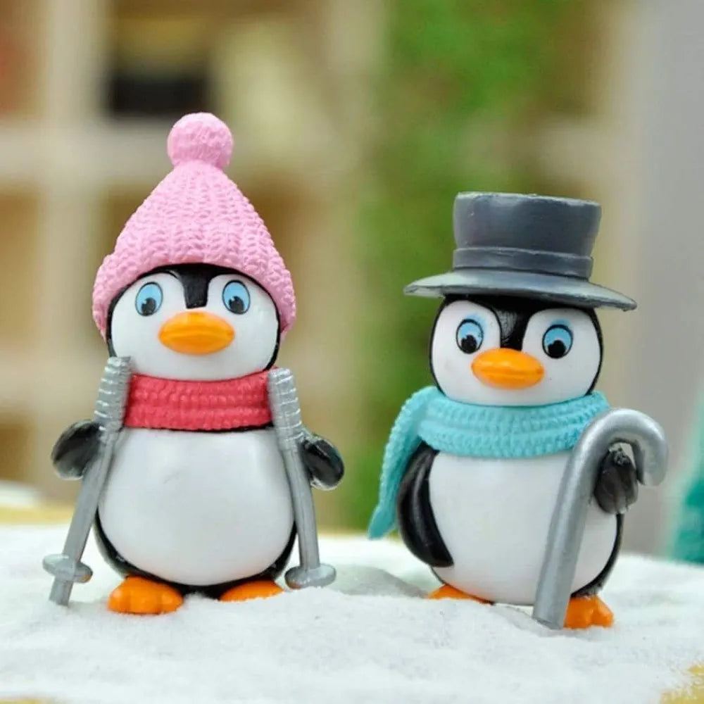 Satyam Kraft 1 Set  Resin Penguin Miniature Figurines