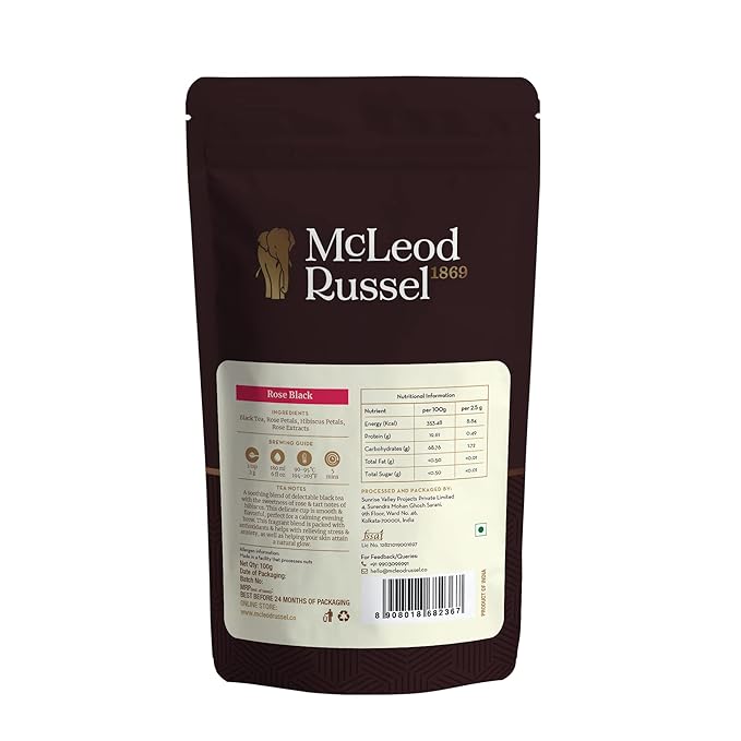 McLeod Russel 1869 Rose Black Tea - 100 gms